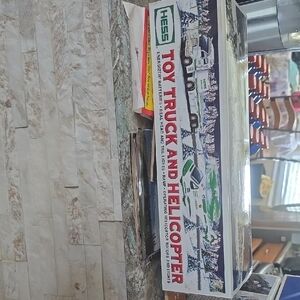 Hess Toy Truck and Helicopter NWOT